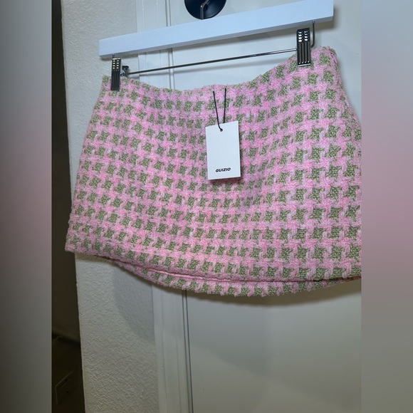 NWT Danielle Guizio Halstead Skirt in Pink and Green Size XS - Picture 5 of 10